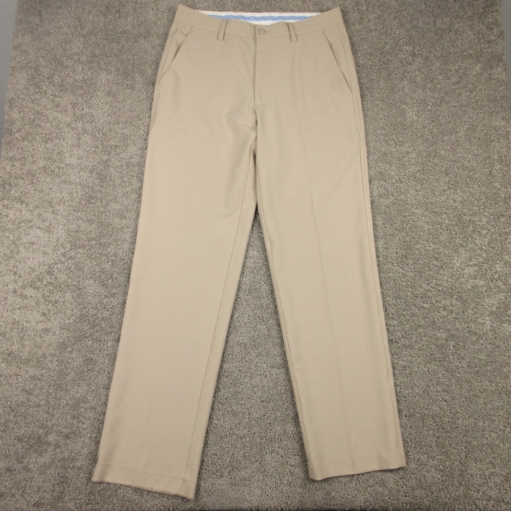 FootJoy Pants Mens 32x32 Beige Stretch Chinos Golf Performance Slash Pocket